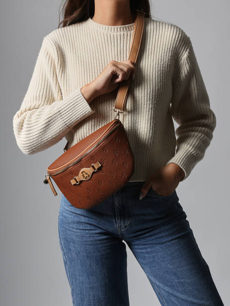 Heuptasje Lulu castagnette Bruin embossed YUTH ander zicht 1